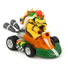 Figura Mario Kart Carro Fricción Niños Juguete Bowser Gde