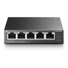 Switch De 5 Puertos 10/100/1000 Gigabit 4 Poe+ Tl-sg1005p