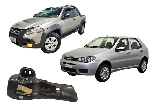 Montante Sede Esq Farol Fiat Palio/Strada 08/12 Mp5321 - Fiat - Código 180368344565
