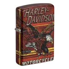 Mechero De Bolsillo Zippo Harley-davidson Eagle 540 Color
