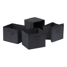 Almacenamientoorganización Capri, 4 Pequeños, Negro