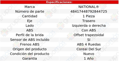 Maza Trasera Izquierda O Derecha National Sw1 1993 A 1999 Foto 3