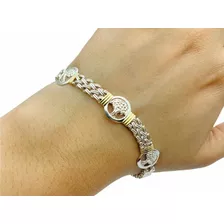 Pulsera Plata Y Oro Árbol De La Vida Mujer. Regalo.