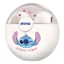 Audífonos Auriculares Con Bluetooth De Stitch Versión 5.3¨ Color Blanco Color De La Luz Verde