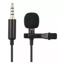 Mini Microfone De Lapela Profissional Plug P2 3,5mm Mic 