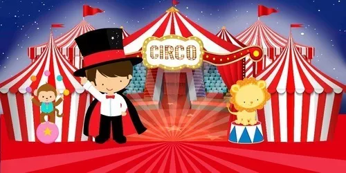 Convite Animado Virtual Circo