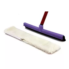 Capa De Rodo Esfregão Limpeza Mop Tira Pó Lustra Brilho 30cm Cor Branco