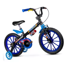 Bicicleta Infantil Nathor Aro 16 Tech Boys C/rodinhas 