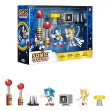 Sonic The Hedgehog Diorama Set De Figuras 2.5 Sonic Y Tails