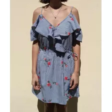 Vestido De Mujer Rayado Importado