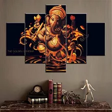 Hindu 5 Piezas Pintura Sobre Lienzo