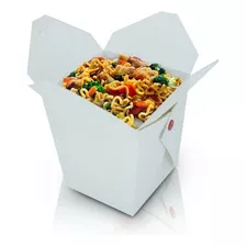 Caixinhas Yakisoba Tam P Branco Box 500ml 100 Unidade 