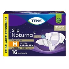 Fralda Adulto Tena Slip Noturna M Com 32un Máxima Proteção