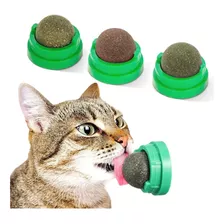 Bola Hierba Gatera Catnip Prensada Snack Para Gatos Adhesiva