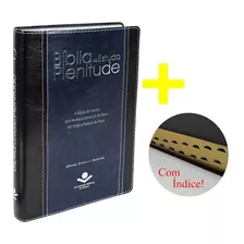 Bíblia De Estudo Plenitude Azul - Preto Luxo + Índice