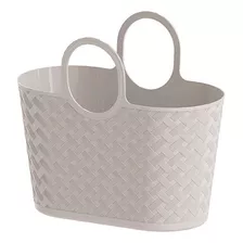 Bolsa Rattan Multiuso 25 Litros Creme Paramount