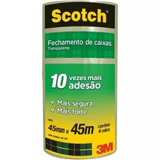 Kit 4 Fitas De Empacotamento 3m Scotch 5802 45mm X 45m