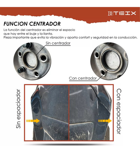 Espaciadores De Rueda Centrales De 5 X 4.5 Csx Ilx Rsx Tsx Foto 8