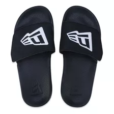 Chinelo Com Velcro New Era Flag Preto