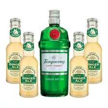 Pack Gin Tanqueray 700ml + 4 Fentimans Ginger 250ml