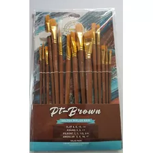 Set De Pinceles Pt-brown