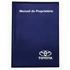 Capa Porta Manual Proprietário Toyota Pvc