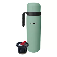 Termo Cuori 1 Lt Acero Inox Con Asa Tapon Cebador Tero