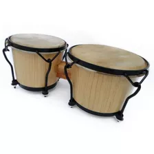 Bongo Profesionales De Madera Pino Percusión