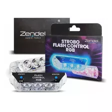 Farol Strobo Rgb Central Embutida Flash Control Zendel 09w