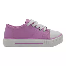 Tênis Infantil Casual Molekinha 2565.100 Lona Rosa