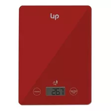 Balança De Cozinha Digital Até 5kg Home Vermelha - Ce118 Capacidade Máxima 5 Kg Cor Vermelho