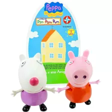 Mini Bonecas Peppa Pig E Suzy Pecora - Pim Pam Pum Estrela