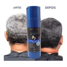 Kit 4 Shampoo Escurecedor Cabelos Brancos Grisalhos For Men