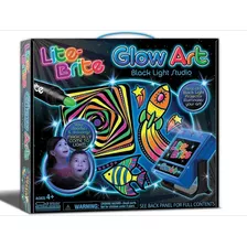 Lite Brite Glow Art, Plantillas,marcadores Y Proyector C/luz
