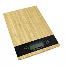 Balança Digital Para Cozinha Em Madeira Pesa Até 5kg Fit