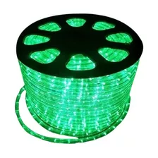 Mangueira Luminosa Led 100mts Verde 110v + 5cabo Gratis