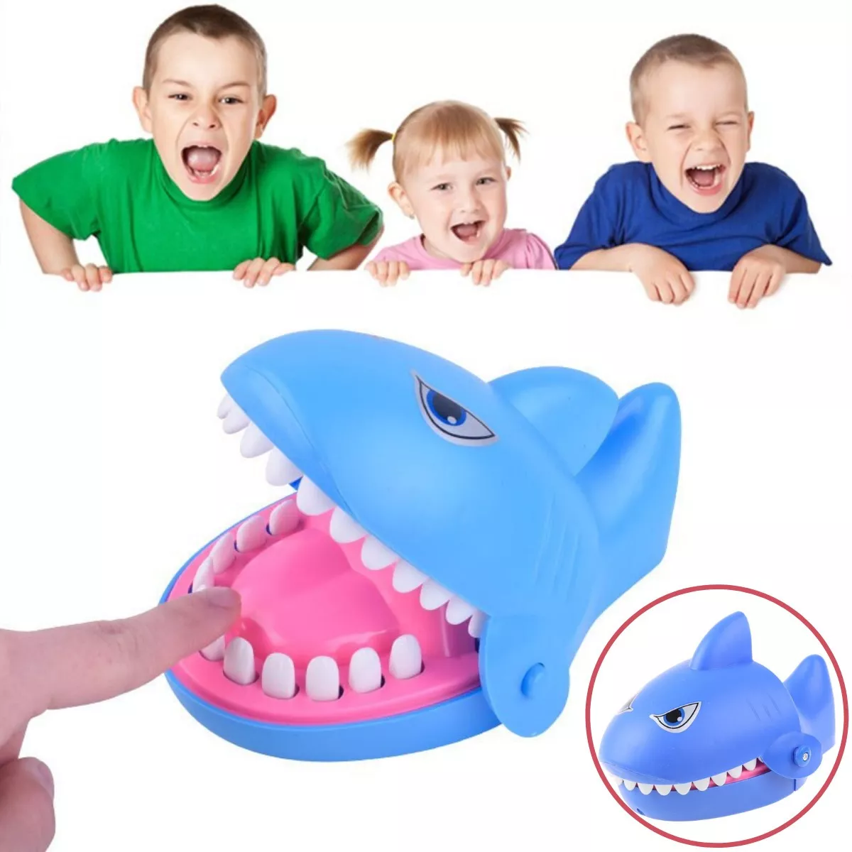 Brinquedo Morde Dedo Jogo Tubarão Dentista
