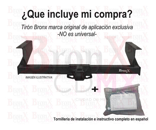 Tiron Jalon Remolque Chevrolet Silverado 4x4 07-18 Bronx Foto 2