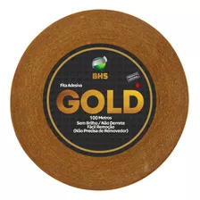 Fita Adesiva Gold 100m X 2,5cm P Prótese Capilar Não Derrete