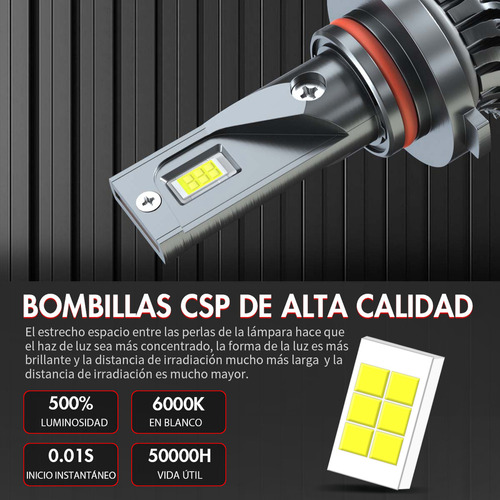 28000lm Faros Led Luz Alta Y Baja Y Antiniebla Para Chrysler Foto 4