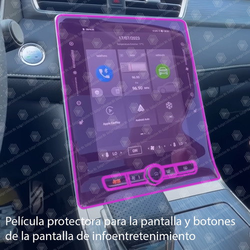 Protector Interior Para Mg Rx5 Ppf Consola Pantalla Cluster Foto 2