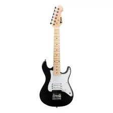 Guitarra Phx Strato Juvenil 3/4 Preto Young Professional Cor Preta Orientação Da Mão Destro