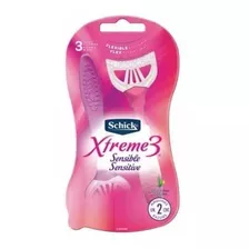 Aparelho Schick Xtreme 3 Pele Sensível Rosa