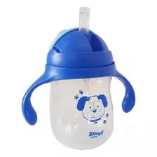 Copo De Treinamento Azul Com Alças 360ml - Zoop Baby