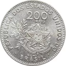 Moeda 200 Reis 1901 Mcmi. Frete Grátis Para Todo O Brasil