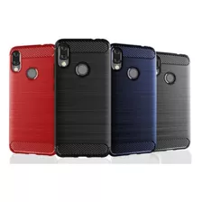 Combo Forro Estuche Carbono+vidrio Fullcover 9d Xiaomi Mi 8