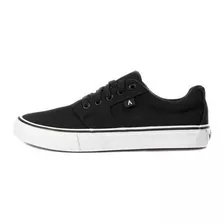 Zapatillas Skate De Mujer Vart Lona Park Negro-cu