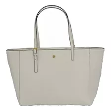 Bolso Tory Burch Emerson New Blanco Marfil Con Detalles Dora