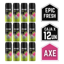 Desodorante Axe Fragancia Epic Fresh Sin Irritación Pack X12