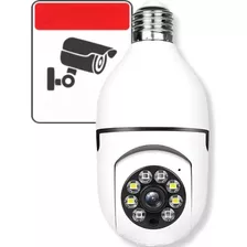 Câmera De Segurança Sem Fio Visão Noturna C/ Placa Segurança